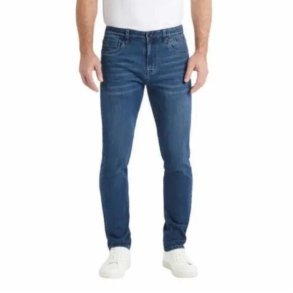 NEW Kenneth Cole Men's 32x32 Straight Fit Stretch Denim Jeans - Picture 1 of 9